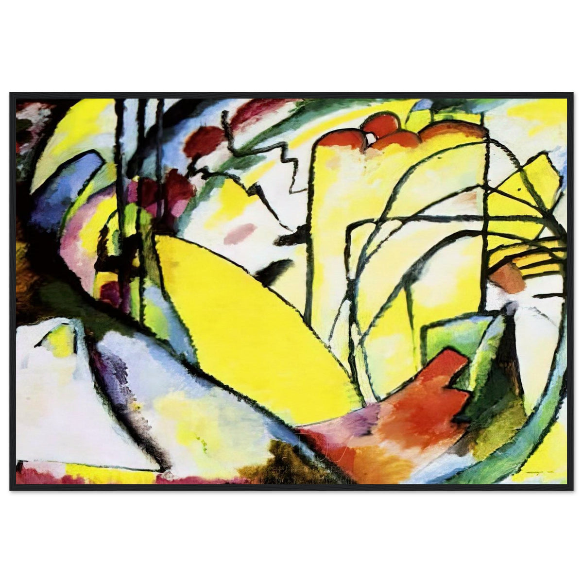 IMPROVISATION 10 1910 Framed Poster | Wassily Kandinsky Framed Prints Wall Art | Wassily Kandinsky Shop