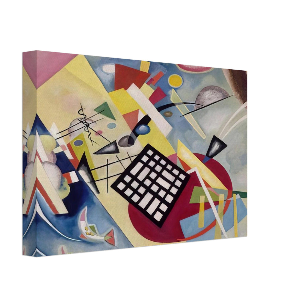 BLACK FRAME 1922 Canvas | Wassily Kandinsky Canvas | Wassily Kandinsky Shop