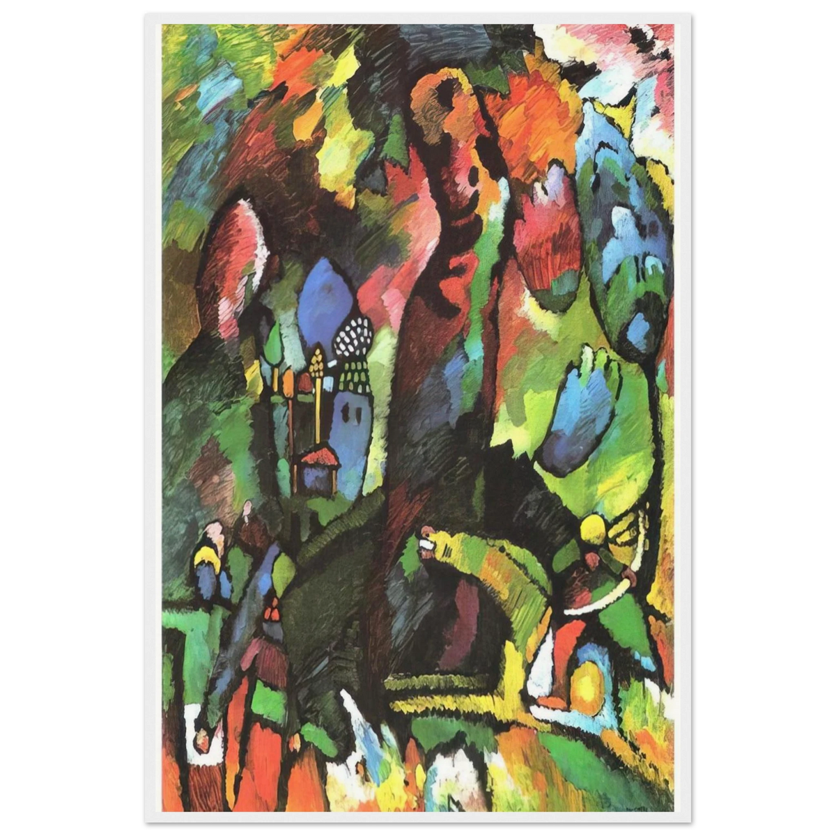 PICTURE WITH ARCHER 1909 Framed Poster | Wassily Kandinsky Framed Prints Wall Art | Wassily Kandinsky Shop