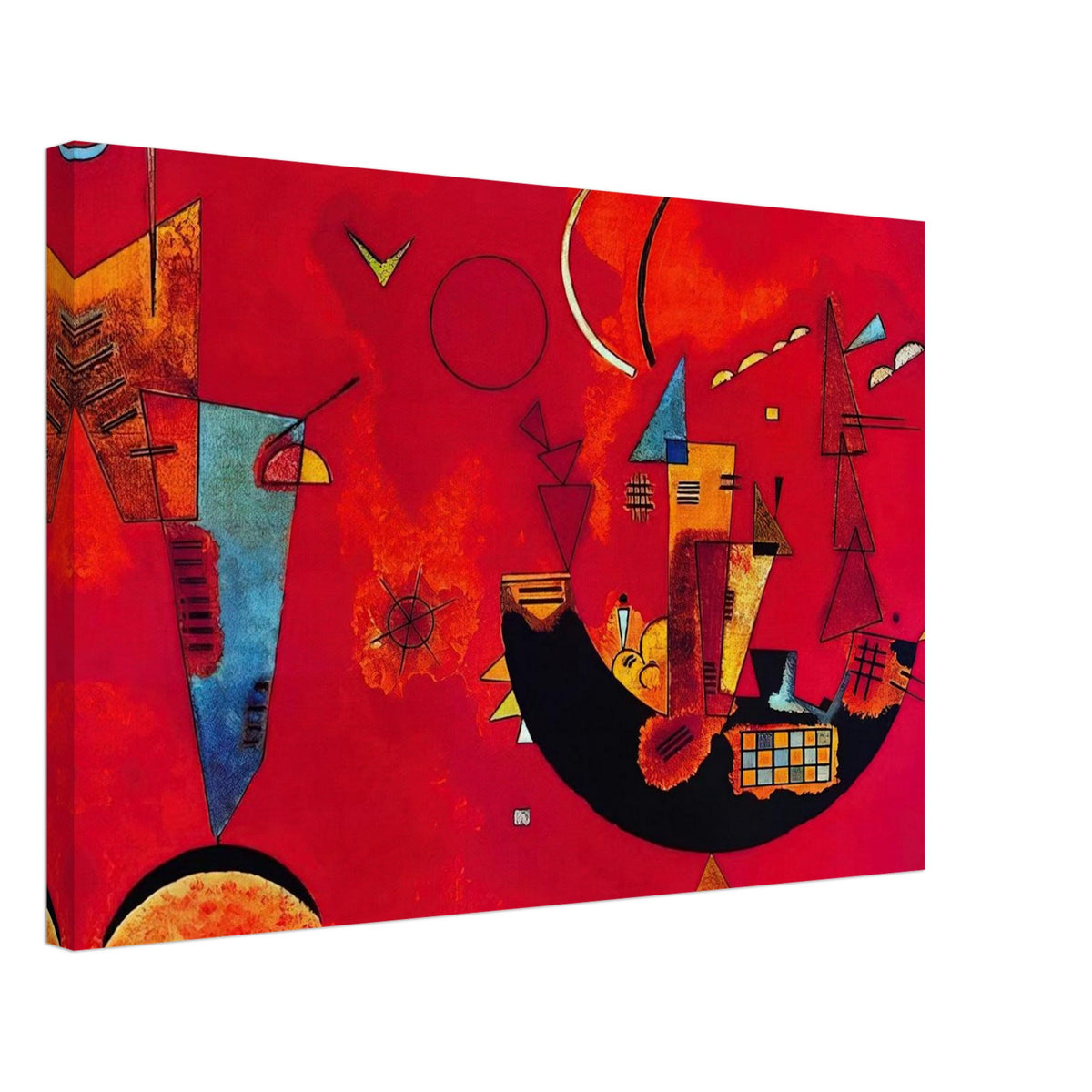 MIT UND GEGEN 1929 Canvas | Wassily Kandinsky Canvas | Wassily Kandinsky Shop