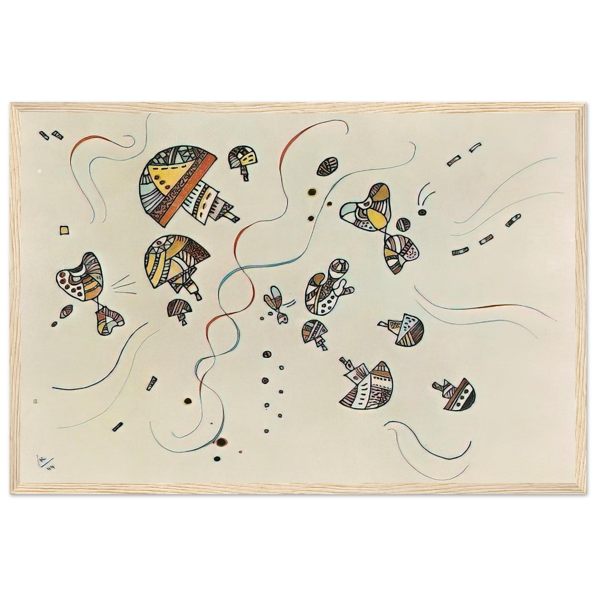 LAST WATERCOLOUR 1944 Framed Poster | Wassily Kandinsky Framed Prints Wall Art | Wassily Kandinsky Shop