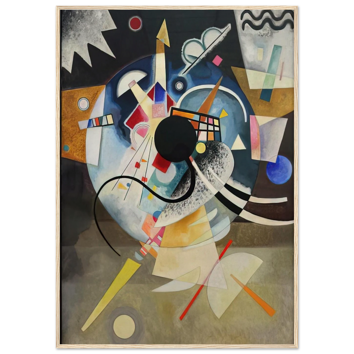 A CENTRE 1924 Framed Poster | Wassily Kandinsky Framed Prints Wall Art | Wassily Kandinsky Shop