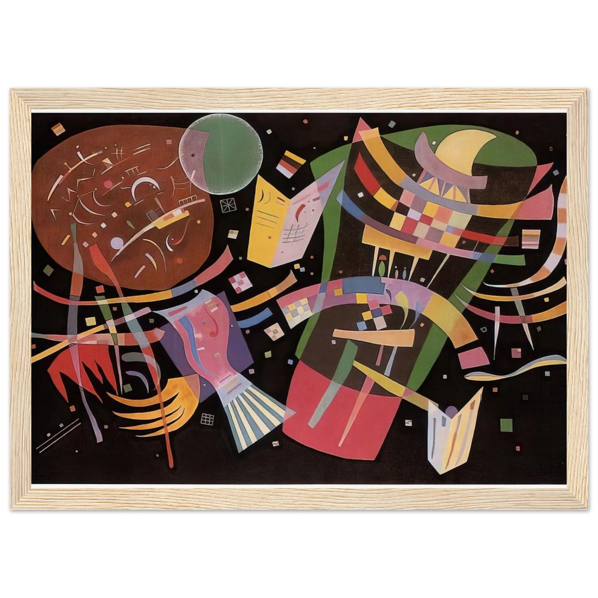 COMPOSITION X 1939 Framed Poster | Wassily Kandinsky Framed Prints Wall Art | Wassily Kandinsky Shop