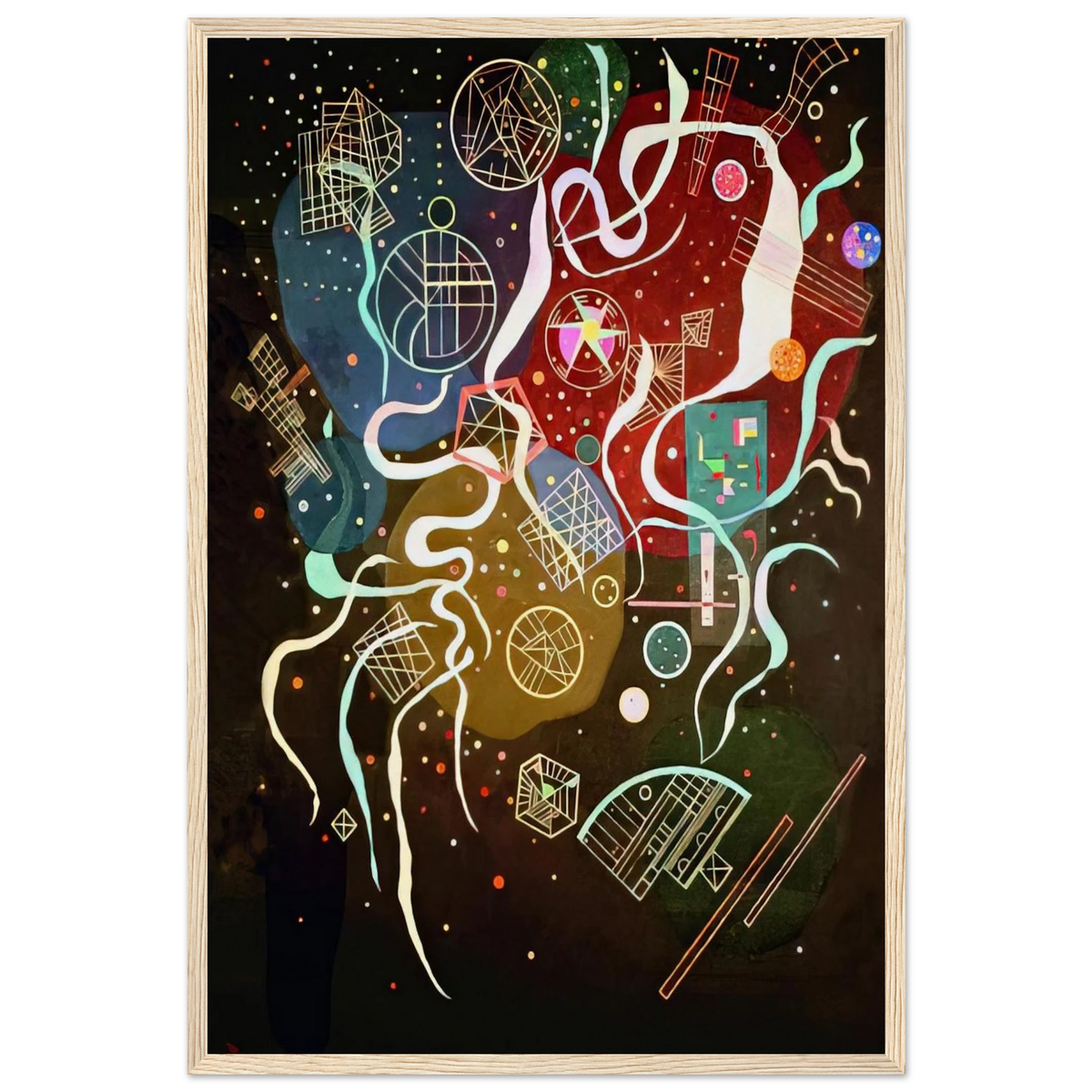 MOVEMENT I 1935 Framed Poster | Wassily Kandinsky Framed Prints Wall Art | Wassily Kandinsky Shop