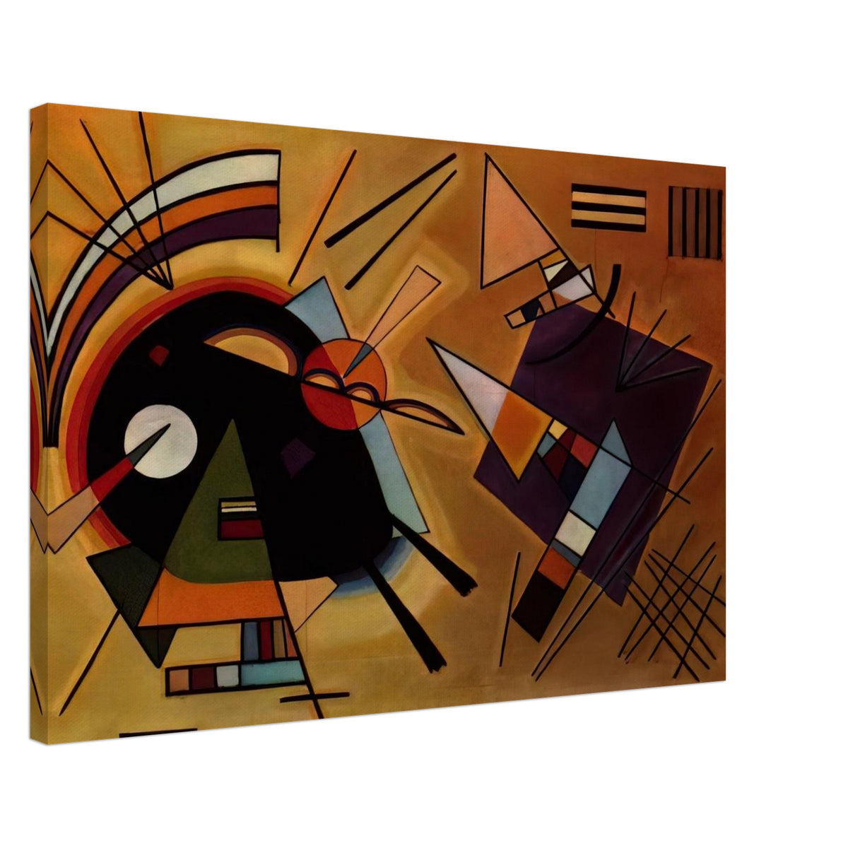 BLACK AND VIOLET 1923 Canvas | Wassily Kandinsky Canvas | Wassily Kandinsky Shop