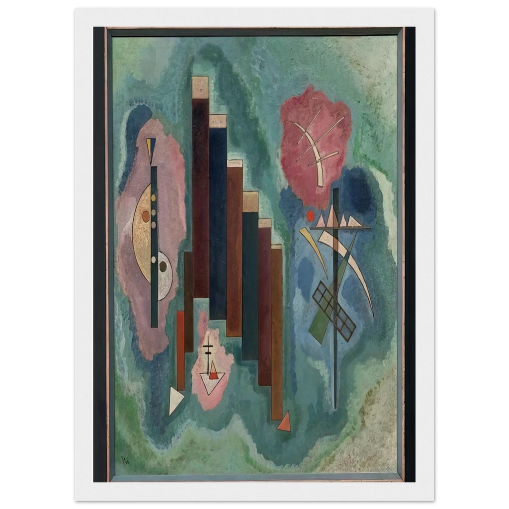 DOWNWARDS 1929 Framed Poster | Wassily Kandinsky Framed Prints Wall Art | Wassily Kandinsky Shop