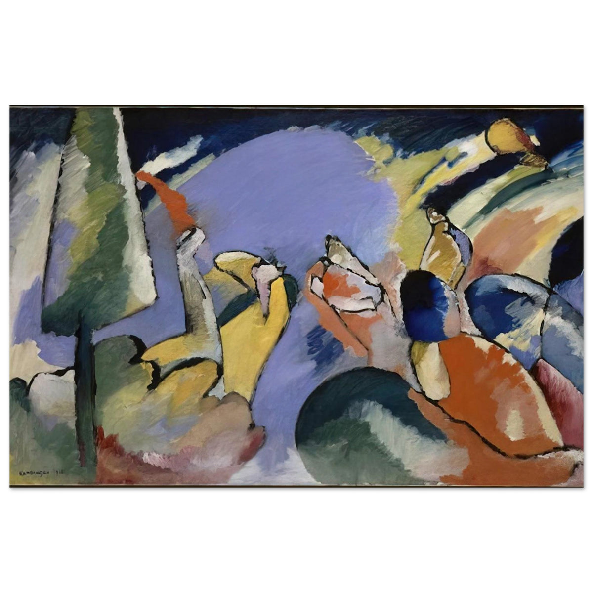 IMPROVISATION XIV 1910 Poster | Wassily Kandinsky Poster | Wassily Kandinsky Shop