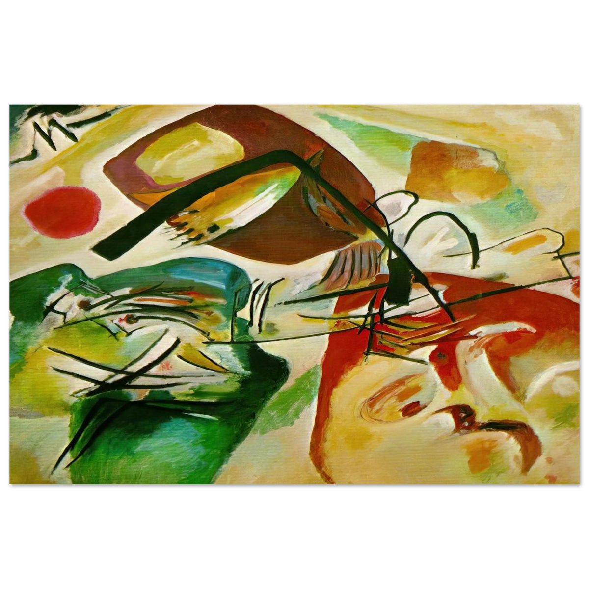 PICTURE WITH A BLACK ARCH 1912 Poster | Wassily Kandinsky Poster | Wassily Kandinsky Shop