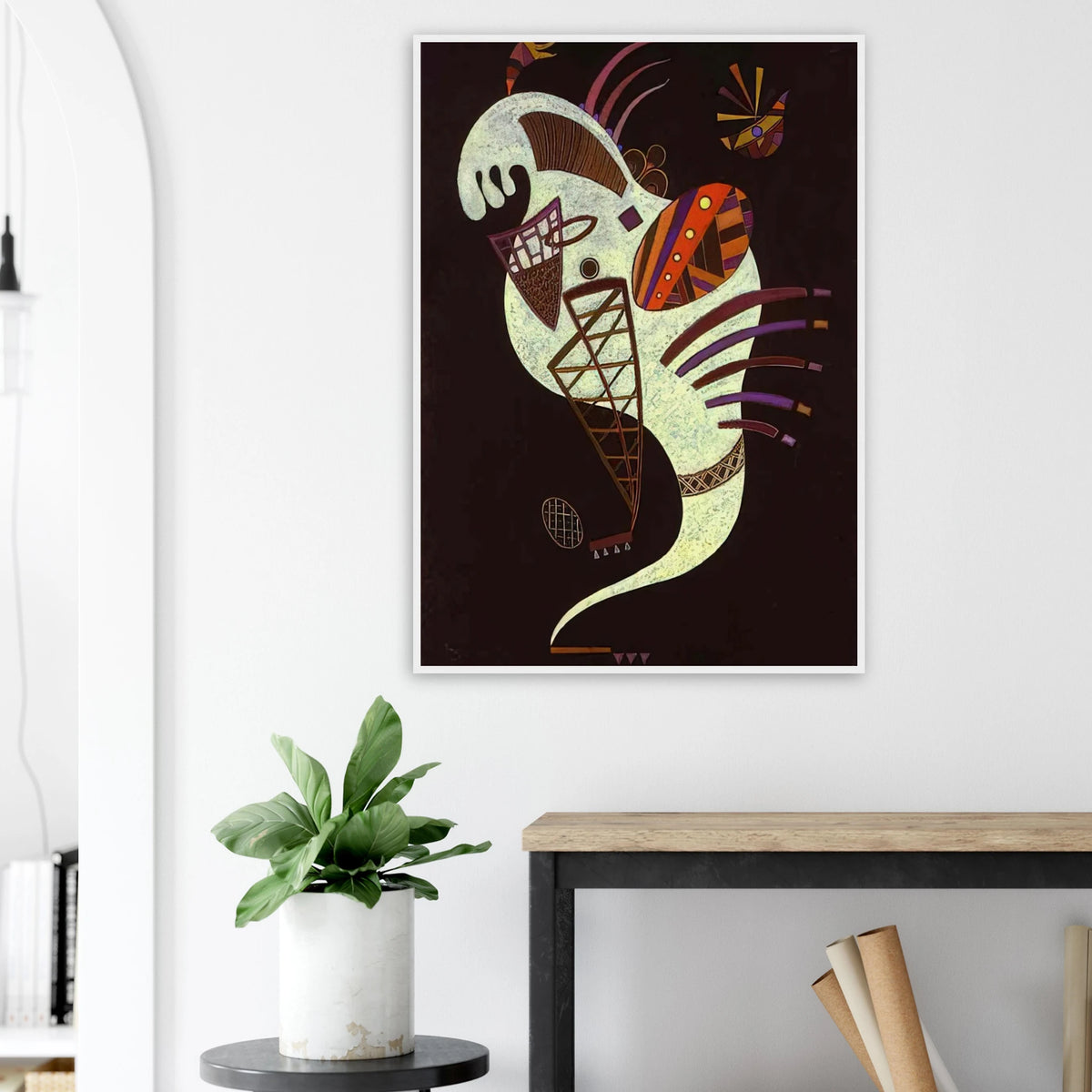 WHITE FIGURE 1943 Framed Poster | Wassily Kandinsky Framed Prints Wall Art | Wassily Kandinsky Shop
