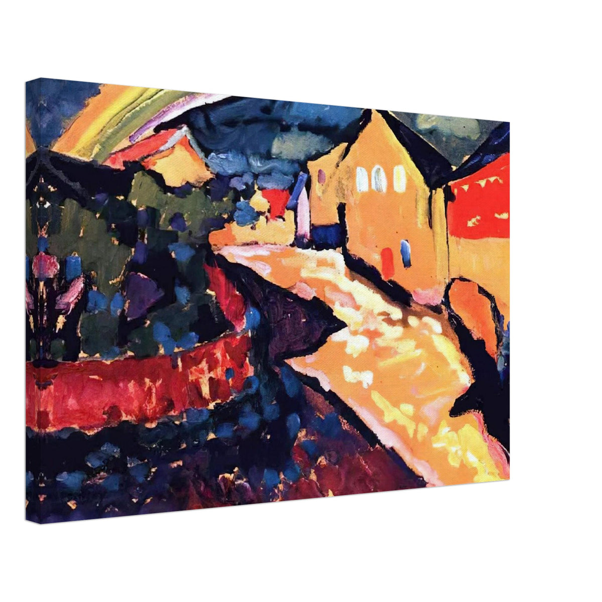 MURNAU WITH RAINBOW 1909 Canvas | Wassily Kandinsky Canvas | Wassily Kandinsky Shop