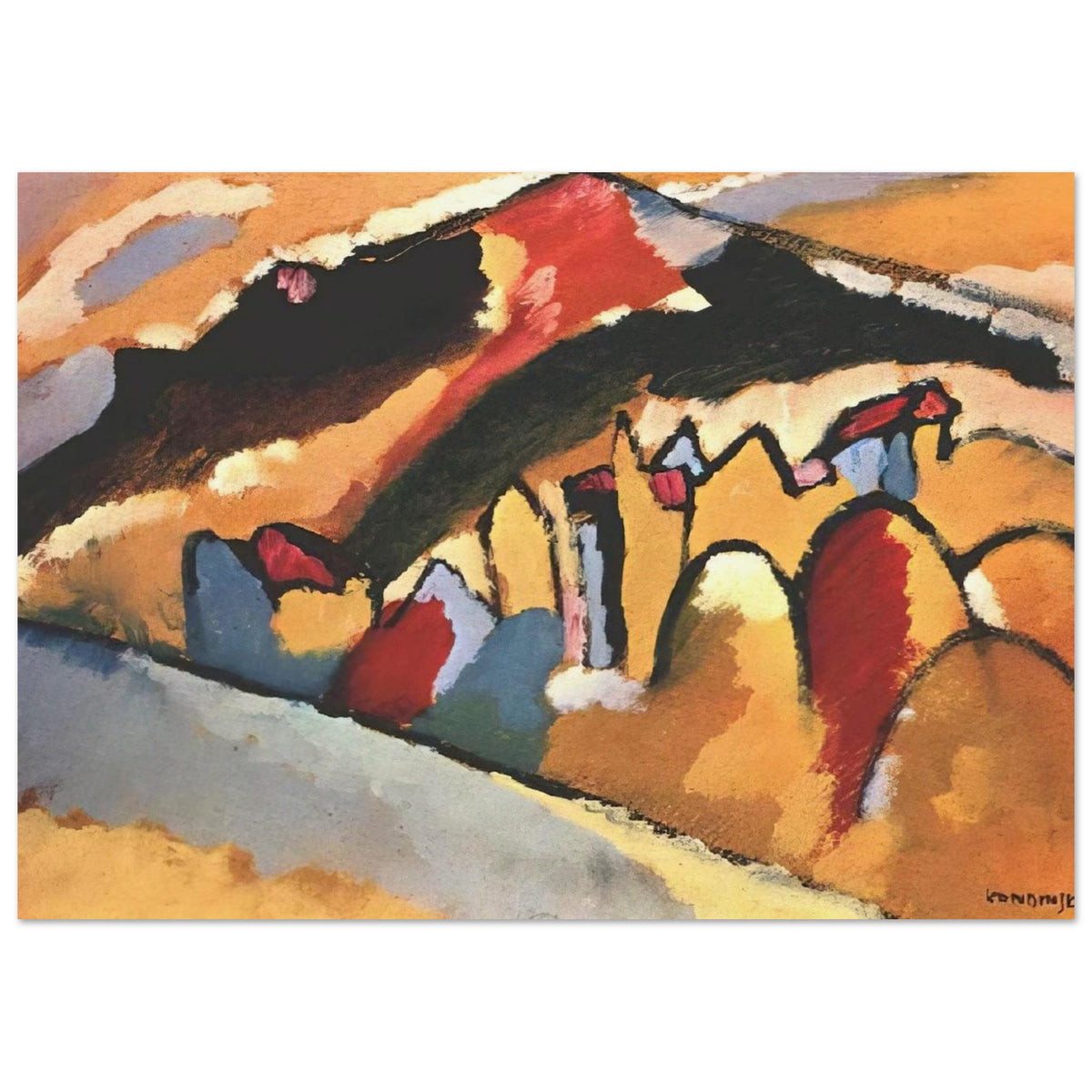 STUDY FOR AUTUMN 1909 Poster | Wassily Kandinsky Poster | Wassily Kandinsky Shop