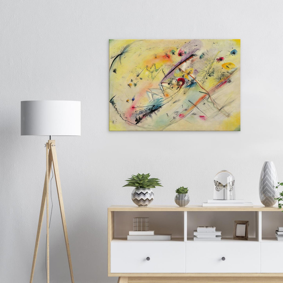 BRIGHT PICTURE 1913 Canvas | Wassily Kandinsky Canvas | Wassily Kandinsky Shop