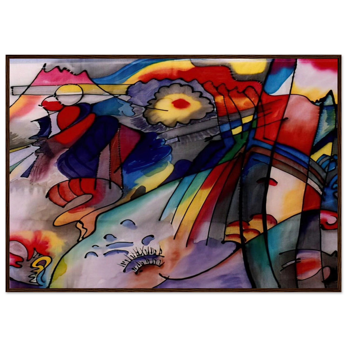 NOT_DETECTED_189363 Framed Poster | Wassily Kandinsky Framed Prints Wall Art | Wassily Kandinsky Shop