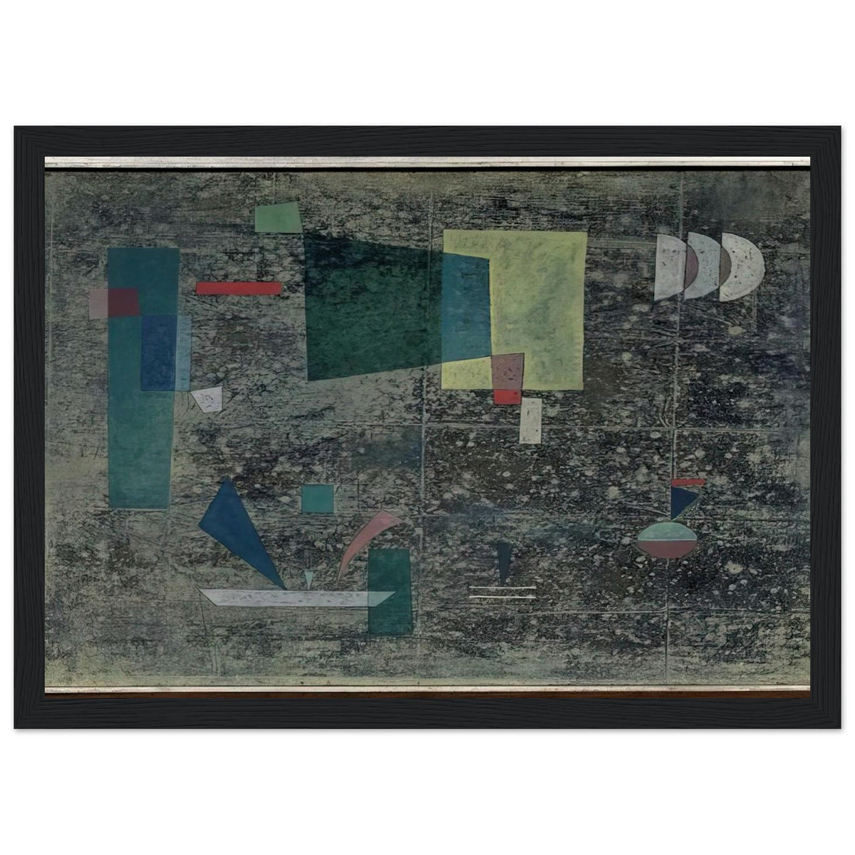 CIRCULATION SLOWED 1931 Framed Poster | Wassily Kandinsky Framed Prints Wall Art | Wassily Kandinsky Shop
