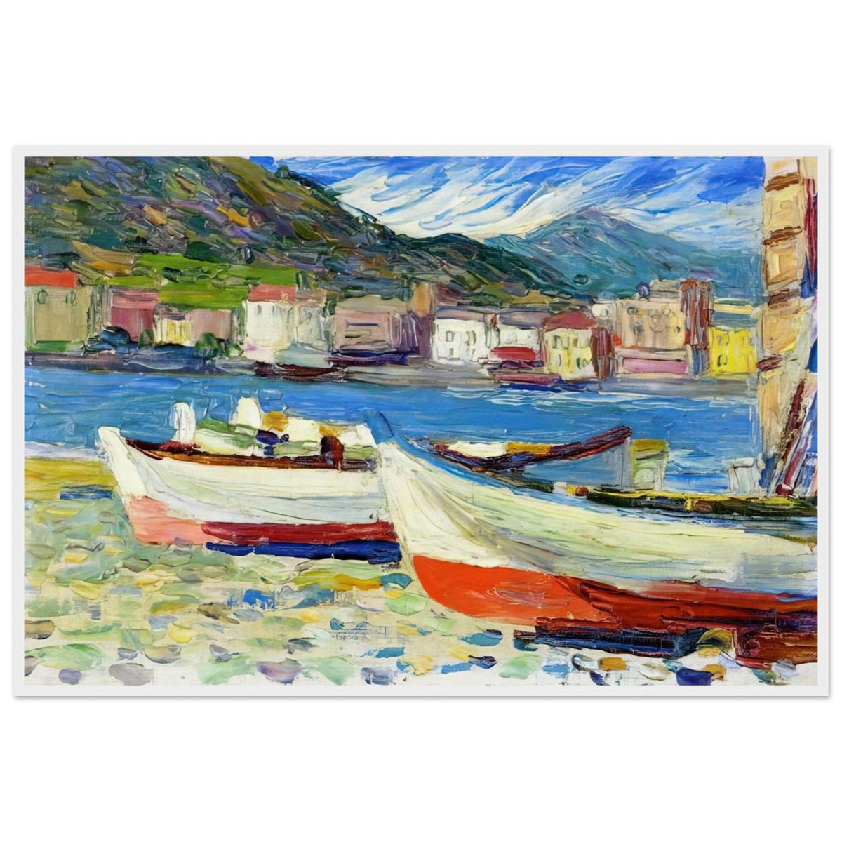 RAPALLO BOATS Framed Poster | Wassily Kandinsky Framed Prints Wall Art | Wassily Kandinsky Shop