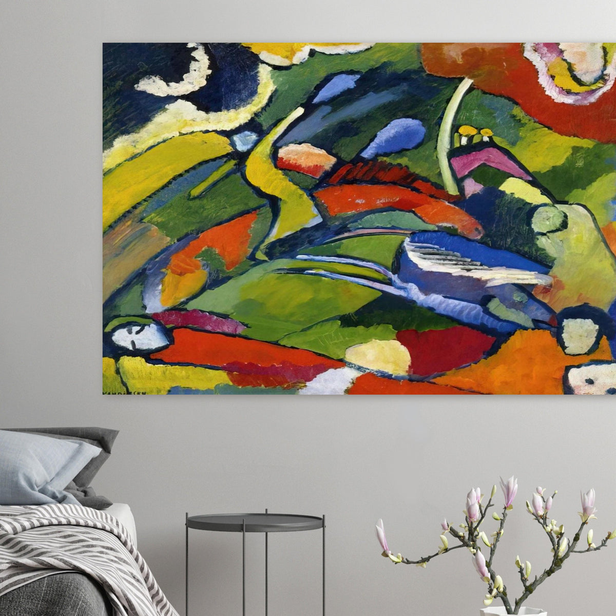 TWO RIDERS AND RECLINING FIGURE Poster | Wassily Kandinsky Poster | Wassily Kandinsky Shop