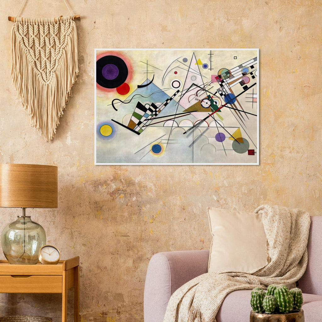 COMPOSITION 8 1923 Framed Poster | Wassily Kandinsky Framed Prints Wall Art | Wassily Kandinsky Shop