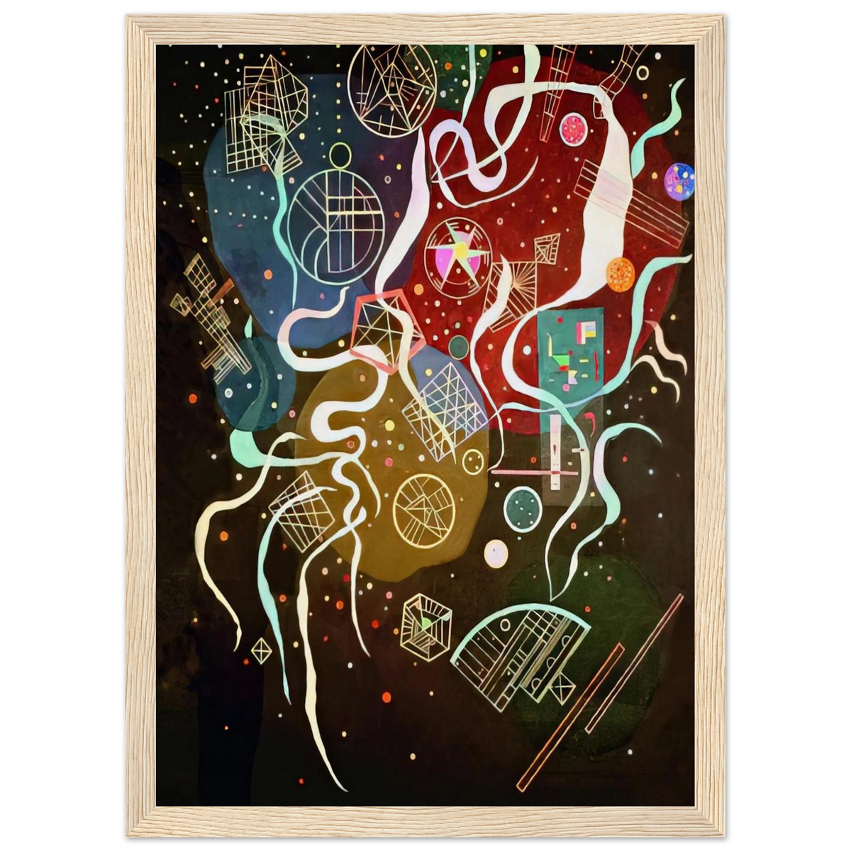 MOVEMENT I 1935 Framed Poster | Wassily Kandinsky Framed Prints Wall Art | Wassily Kandinsky Shop