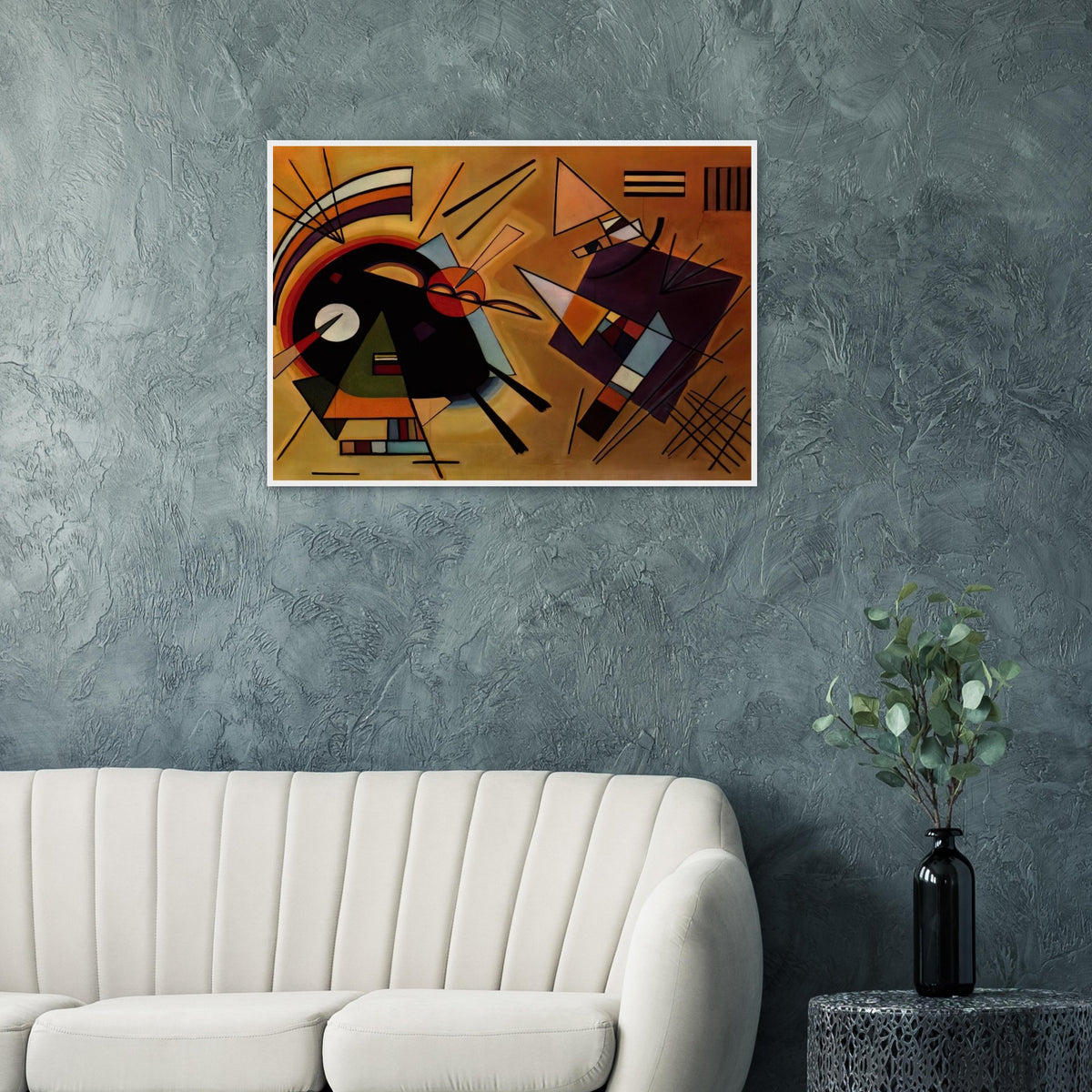 BLACK AND VIOLET 1923 Framed Poster | Wassily Kandinsky Framed Prints Wall Art | Wassily Kandinsky Shop