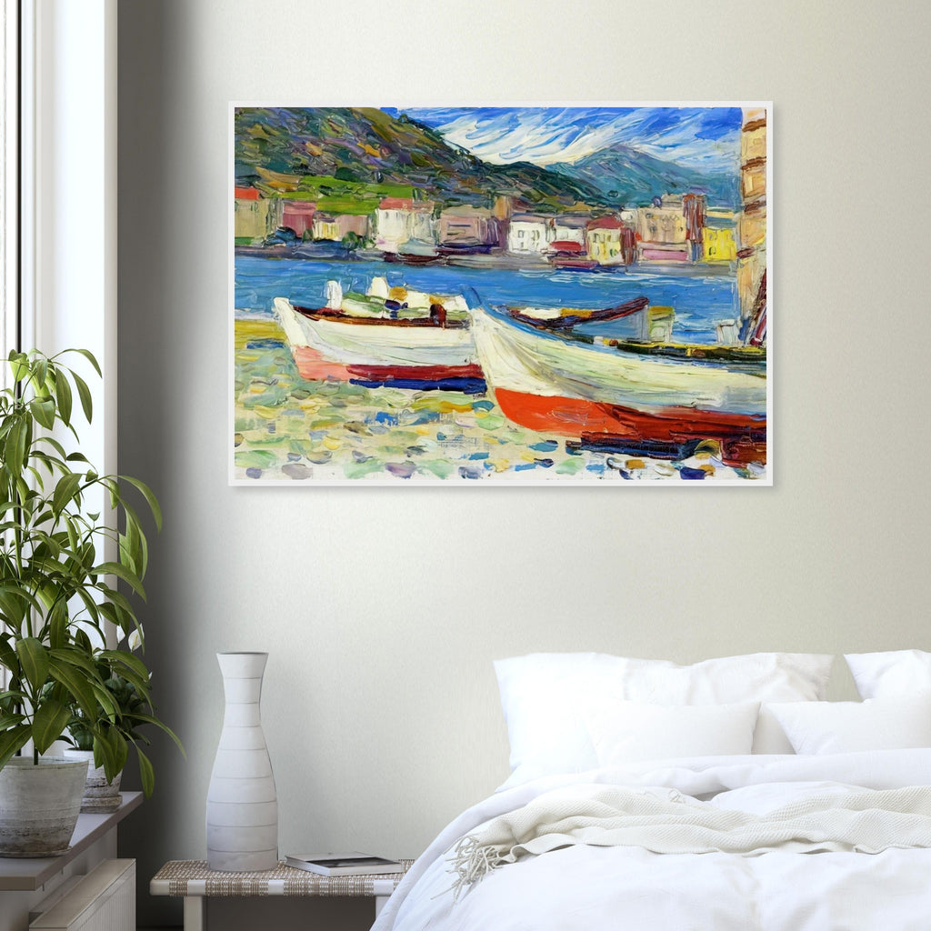 RAPALLO BOATS Framed Poster | Wassily Kandinsky Framed Prints Wall Art | Wassily Kandinsky Shop