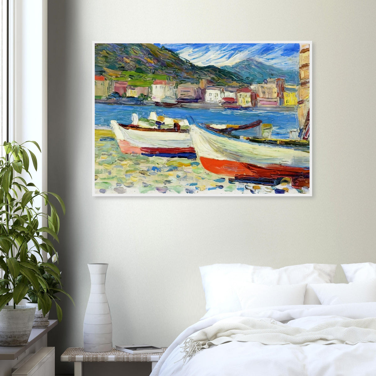 RAPALLO BOATS Framed Poster | Wassily Kandinsky Framed Prints Wall Art | Wassily Kandinsky Shop