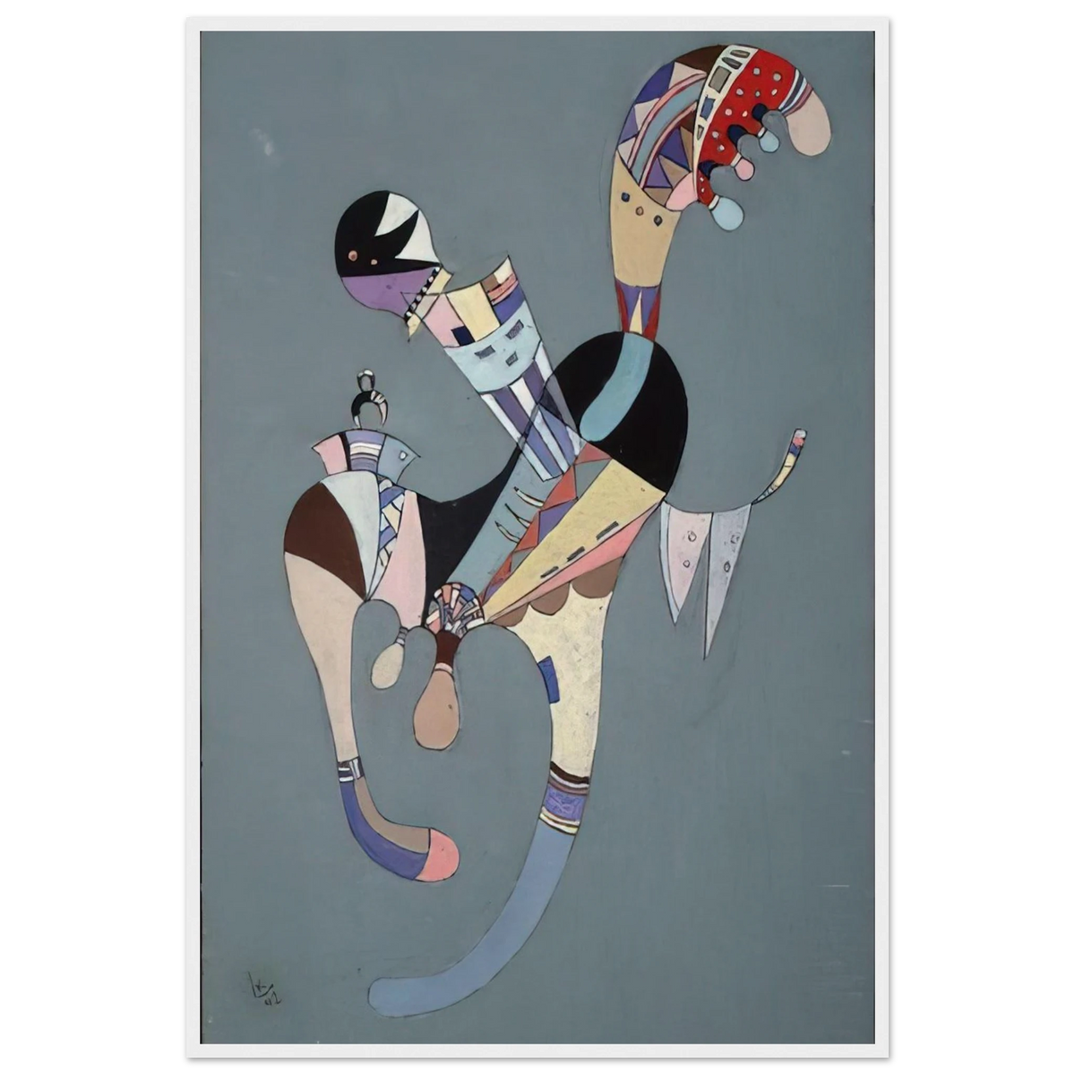 A FLOATING FIGURE 1942 Framed Poster | Wassily Kandinsky Framed Prints Wall Art | Wassily Kandinsky Shop
