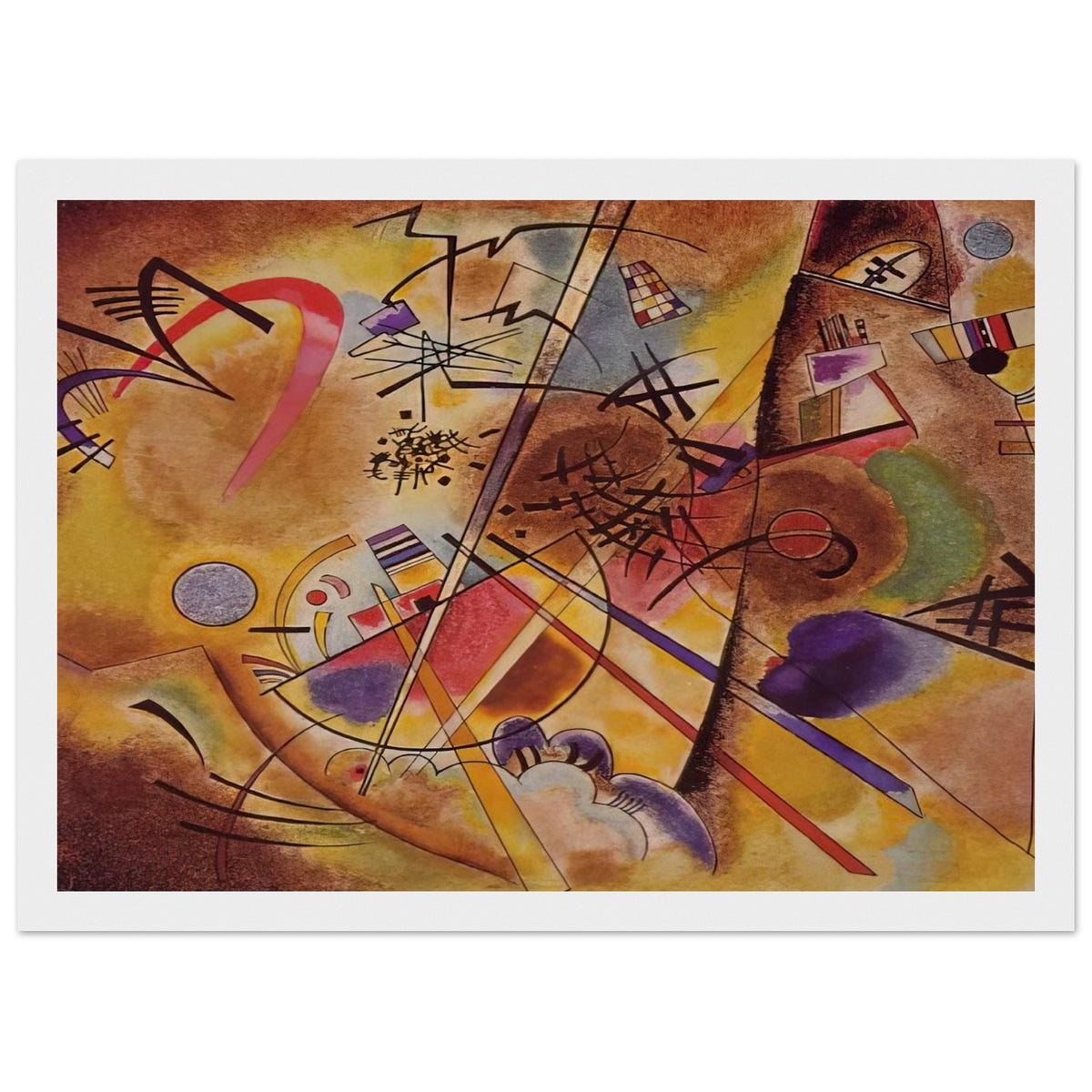 SMALL DREAM IN RED 1925 Framed Poster | Wassily Kandinsky Framed Prints Wall Art | Wassily Kandinsky Shop