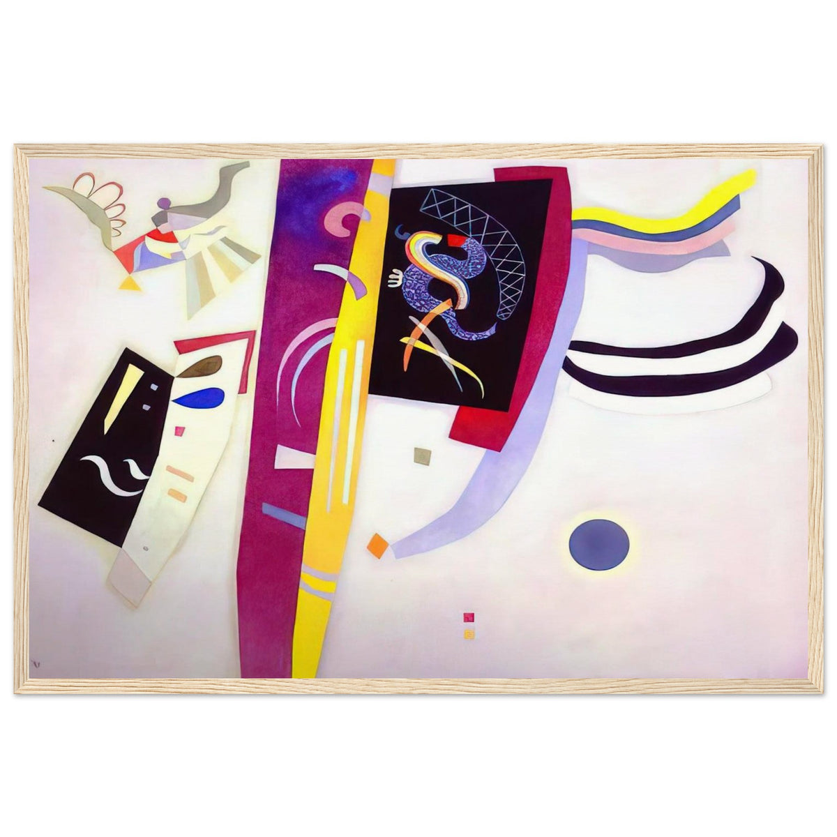 ORANGE VIOLET 1935 Framed Poster | Wassily Kandinsky Framed Prints Wall Art | Wassily Kandinsky Shop