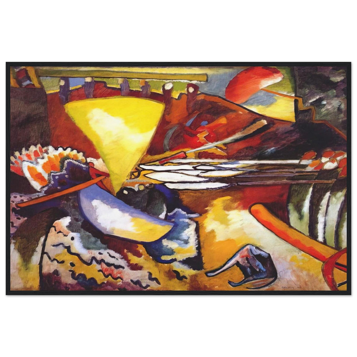 IMPROVISATION 11 1910 Framed Poster | Wassily Kandinsky Framed Prints Wall Art | Wassily Kandinsky Shop