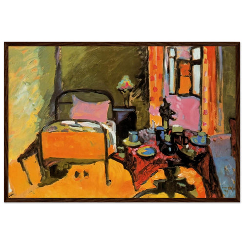 BEDROOM IN AINTMILLERSTRASSE 1909 Framed Poster | Wassily Kandinsky Framed Prints Wall Art | Wassily Kandinsky Shop