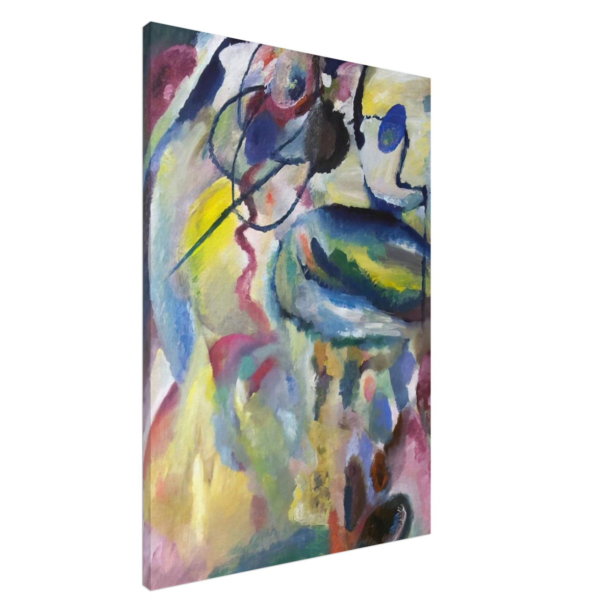 PICTURE WITH A CIRCLE 1911 Canvas | Wassily Kandinsky Canvas | Wassily Kandinsky Shop