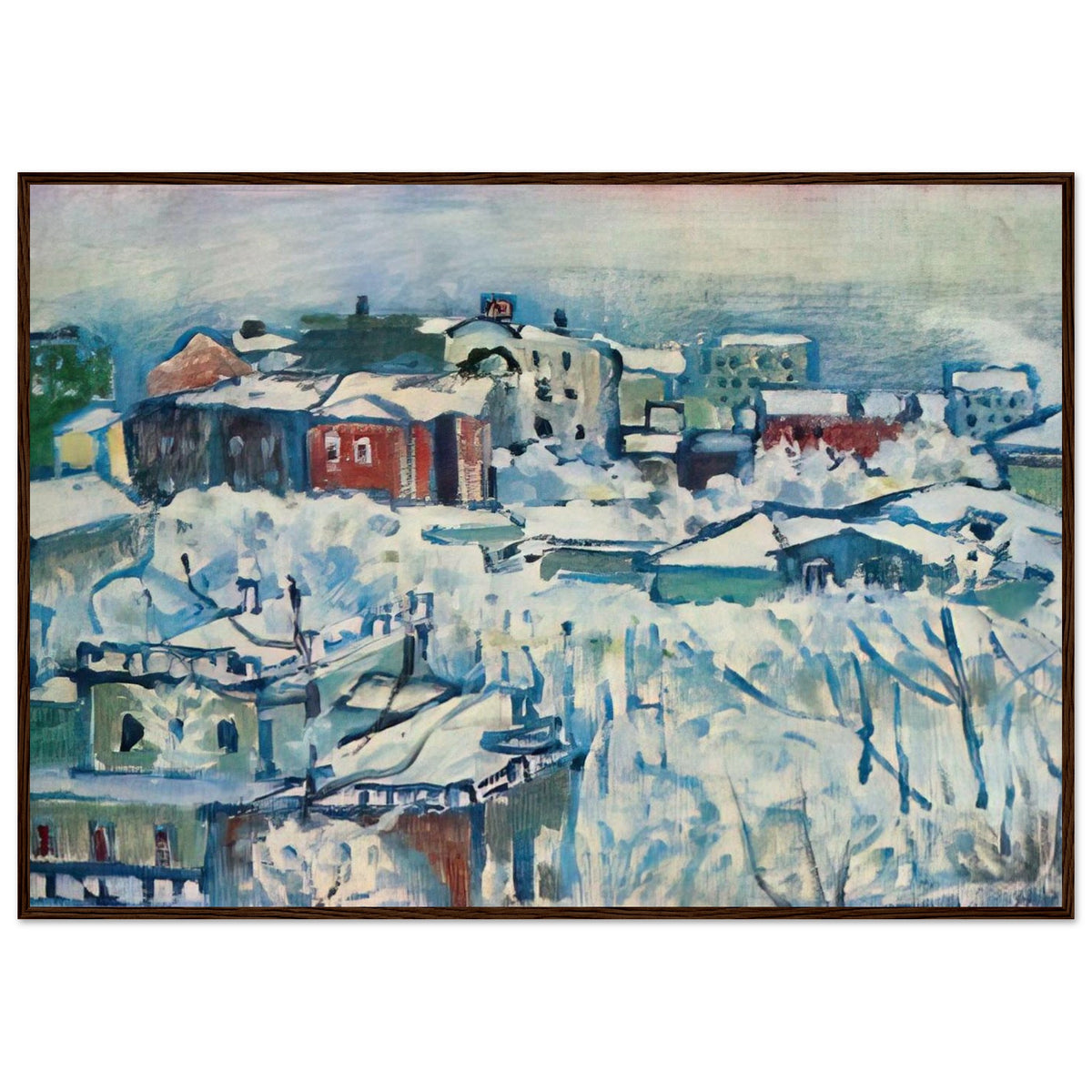 MOSCOW SMOLENSKY BOULEVARD STUDY 1916 Framed Poster | Wassily Kandinsky Framed Prints Wall Art | Wassily Kandinsky Shop