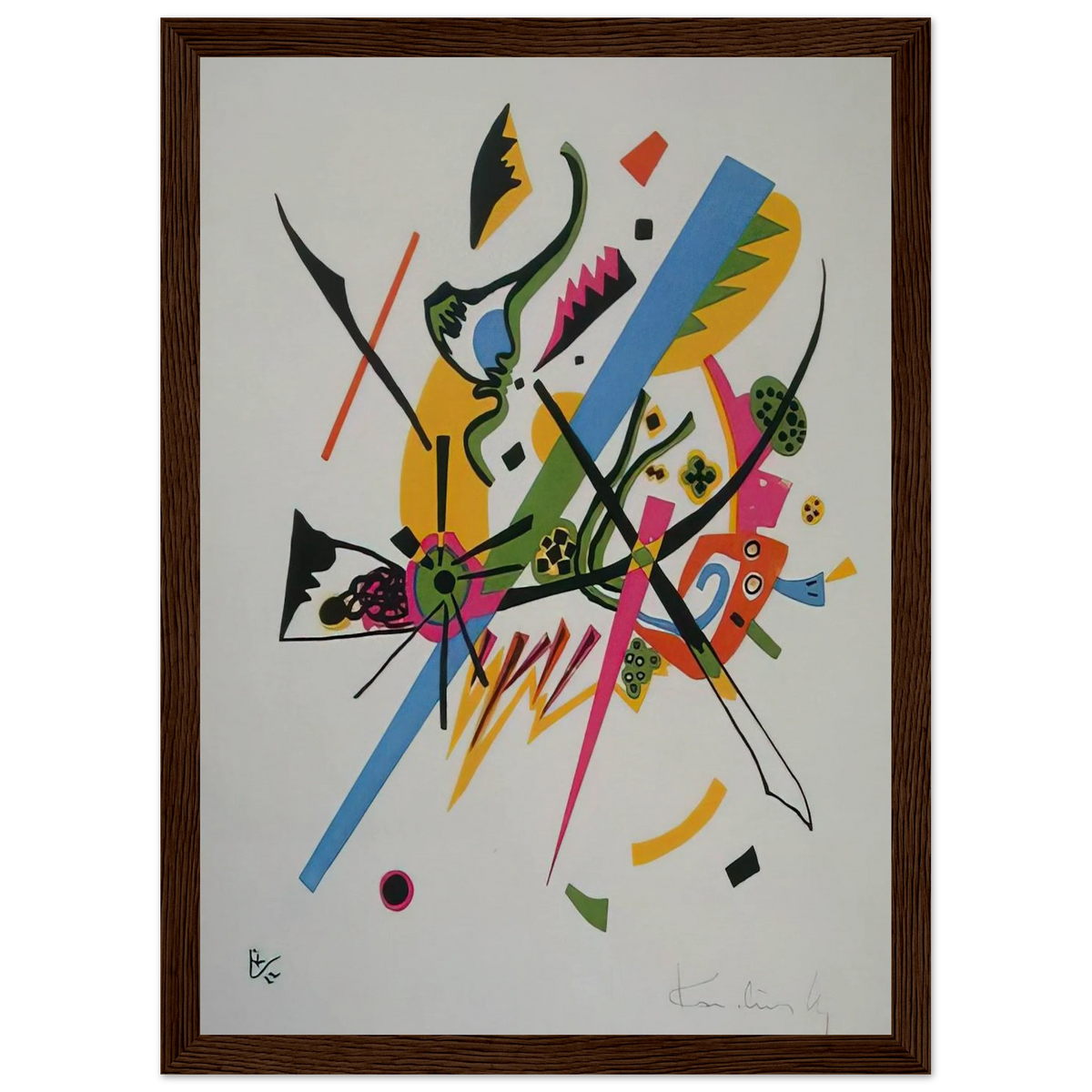 SMALL WORLDS 1922 Framed Poster | Wassily Kandinsky Framed Prints Wall Art | Wassily Kandinsky Shop