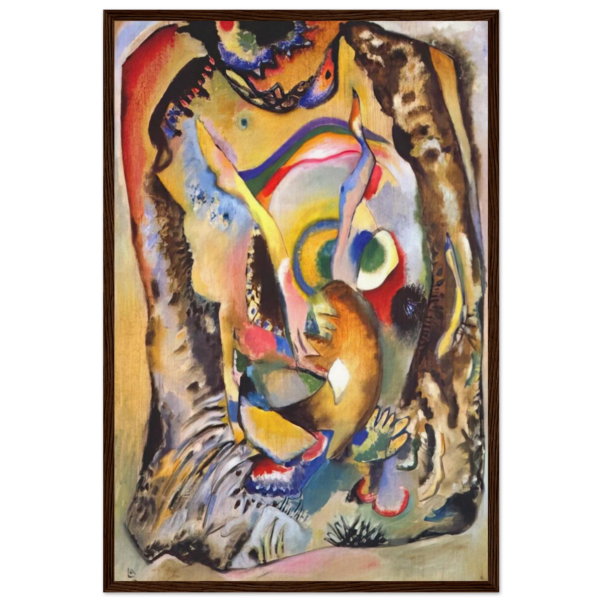 PAINTING ON LIGHT GROUND 1916 Framed Poster | Wassily Kandinsky Framed Prints Wall Art | Wassily Kandinsky Shop
