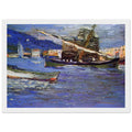 RAPALLO GRAUER DAY 1905 Framed Poster | Wassily Kandinsky Framed Prints Wall Art | Wassily Kandinsky Shop