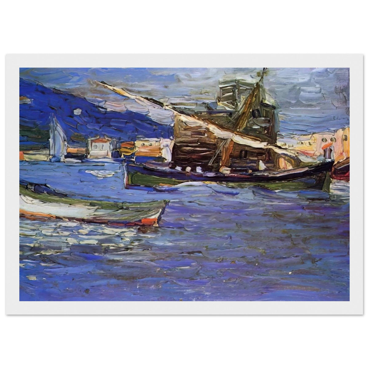 RAPALLO GRAUER DAY 1905 Framed Poster | Wassily Kandinsky Framed Prints Wall Art | Wassily Kandinsky Shop