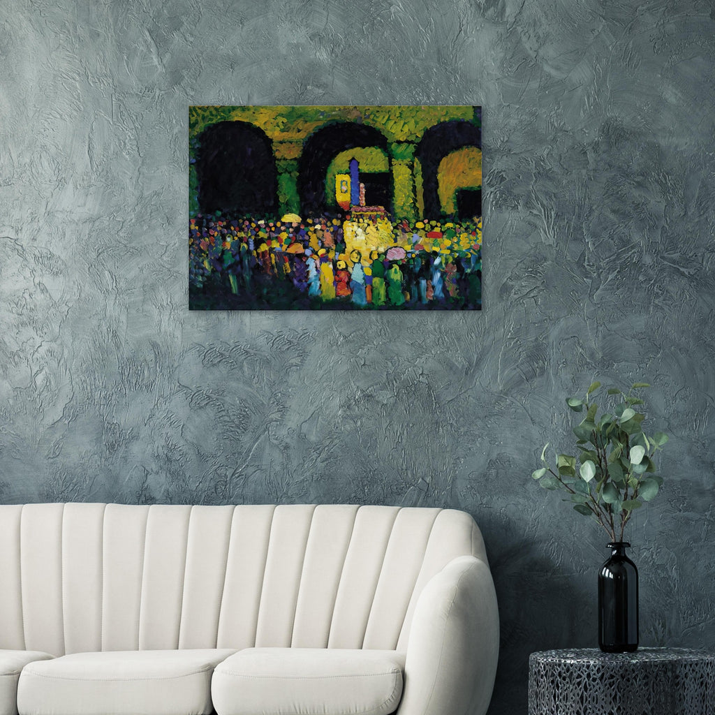 THE LUDWIGSKIRCHE IN MUNICH 1908 Canvas | Wassily Kandinsky Canvas | Wassily Kandinsky Shop