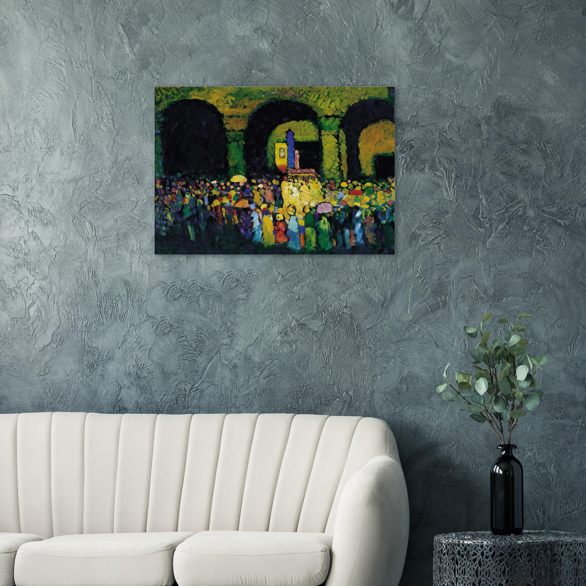 THE LUDWIGSKIRCHE IN MUNICH 1908 Canvas | Wassily Kandinsky Canvas | Wassily Kandinsky Shop