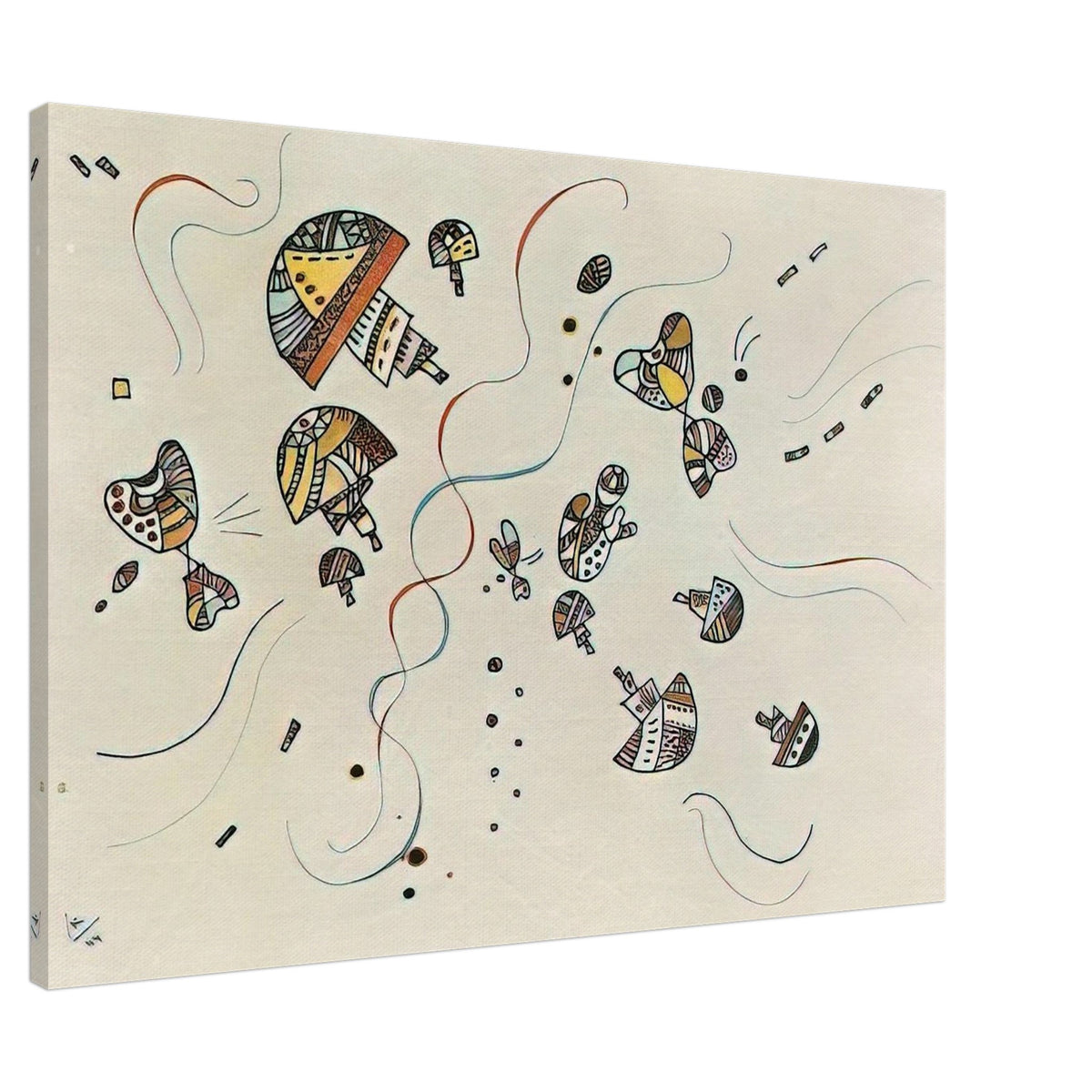 LAST WATERCOLOUR 1944 Canvas | Wassily Kandinsky Canvas | Wassily Kandinsky Shop