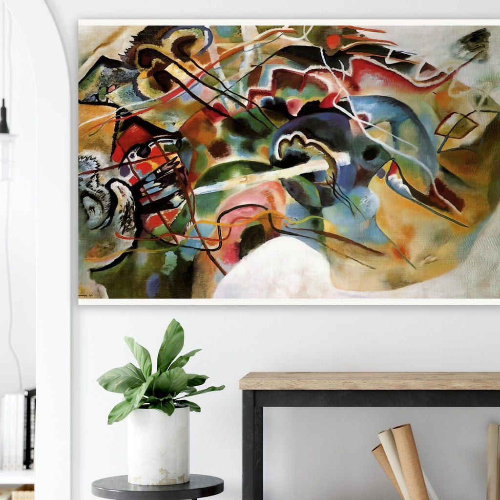 PICTURE WITH A WHITE BORDER 1913 Poster | Wassily Kandinsky Poster | Wassily Kandinsky Shop