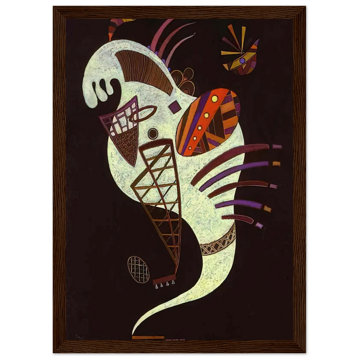 WHITE FIGURE 1943 Framed Poster | Wassily Kandinsky Framed Prints Wall Art | Wassily Kandinsky Shop