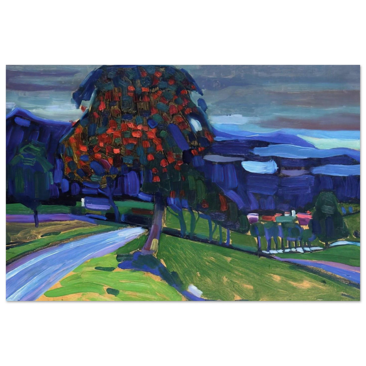AUTUMN IN MURNAU 1908 Poster | Wassily Kandinsky Poster | Wassily Kandinsky Shop