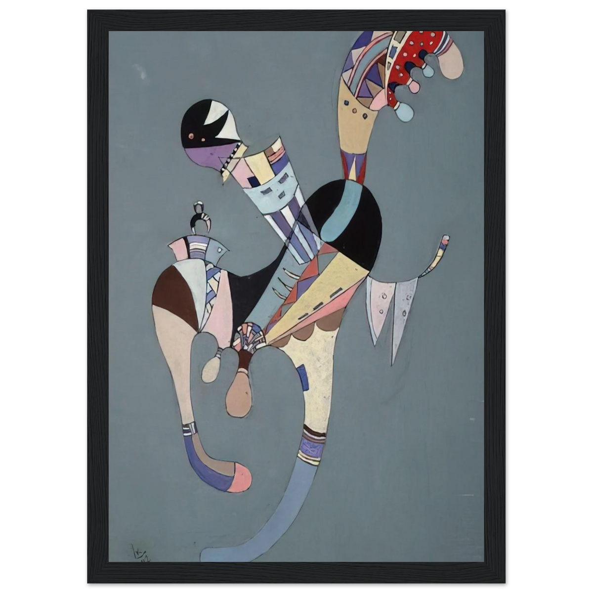 A FLOATING FIGURE 1942 Framed Poster | Wassily Kandinsky Framed Prints Wall Art | Wassily Kandinsky Shop