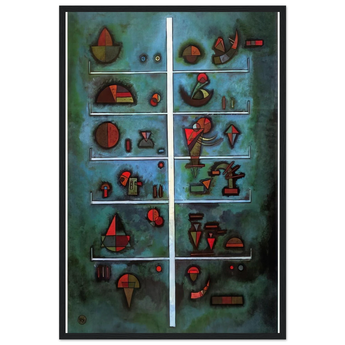STOREYS 1929 Framed Poster | Wassily Kandinsky Framed Prints Wall Art | Wassily Kandinsky Shop