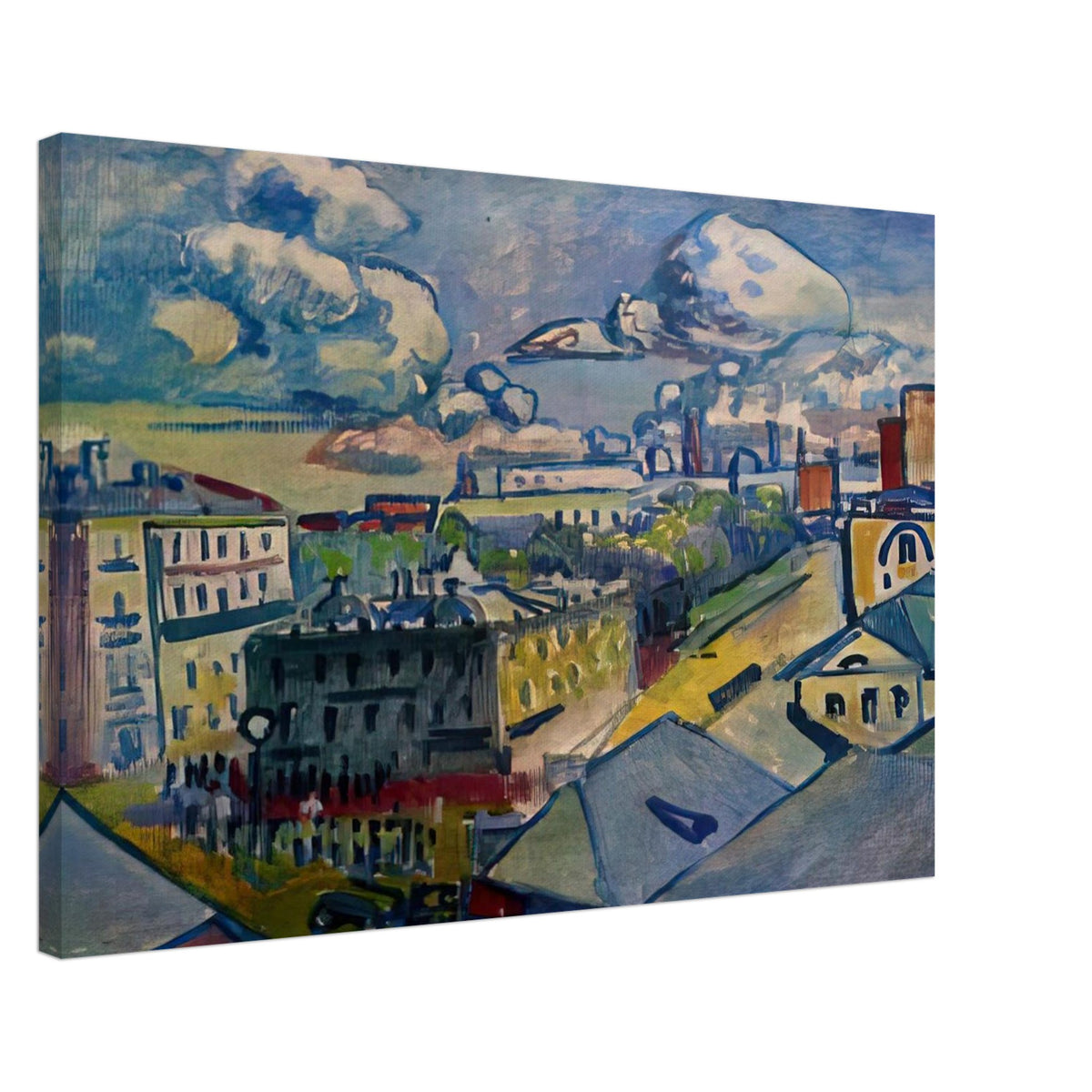 MOSCOW ZUBOVSKAYA SQUARE STUDY 1916 Canvas | Wassily Kandinsky Canvas | Wassily Kandinsky Shop