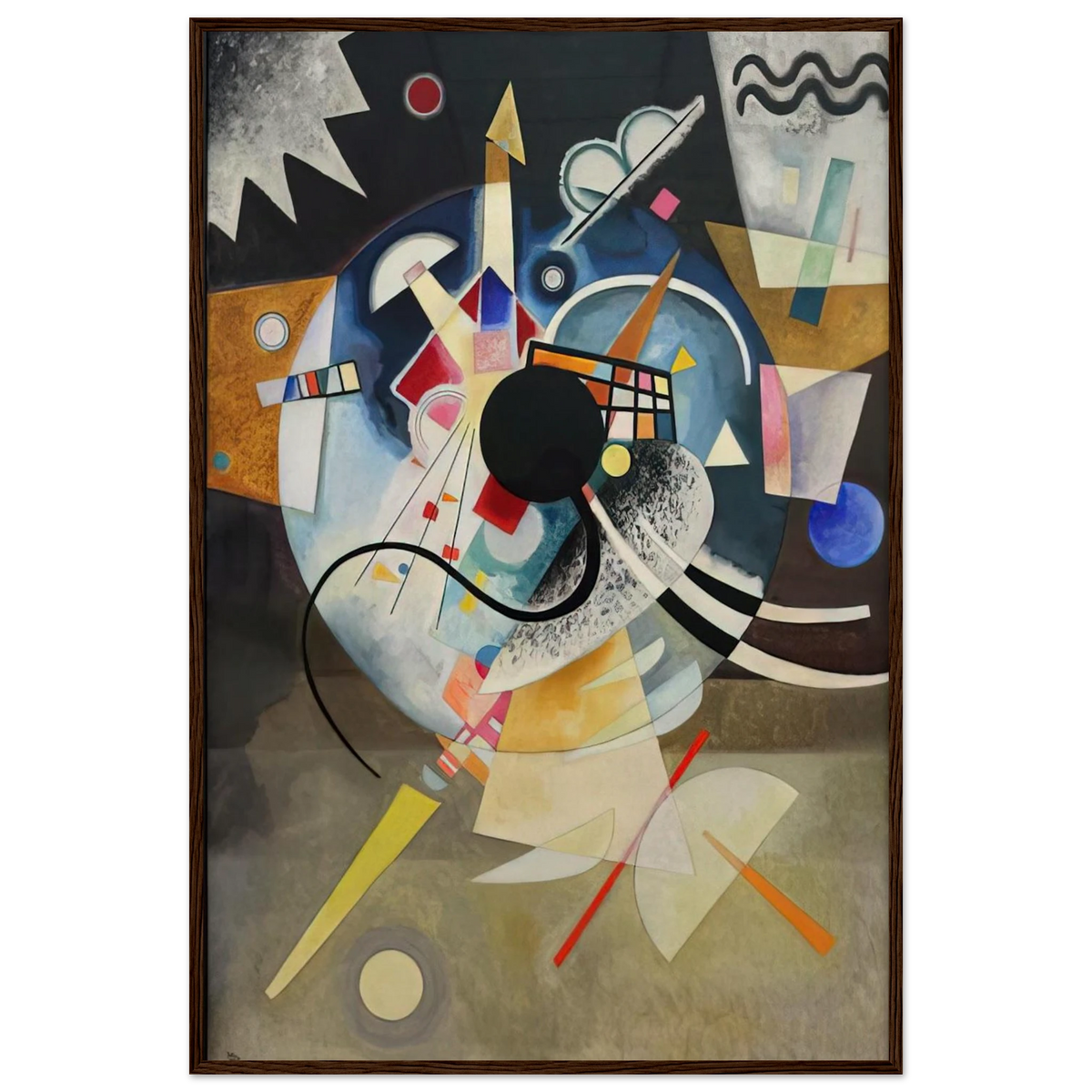 A CENTRE 1924 Framed Poster | Wassily Kandinsky Framed Prints Wall Art | Wassily Kandinsky Shop