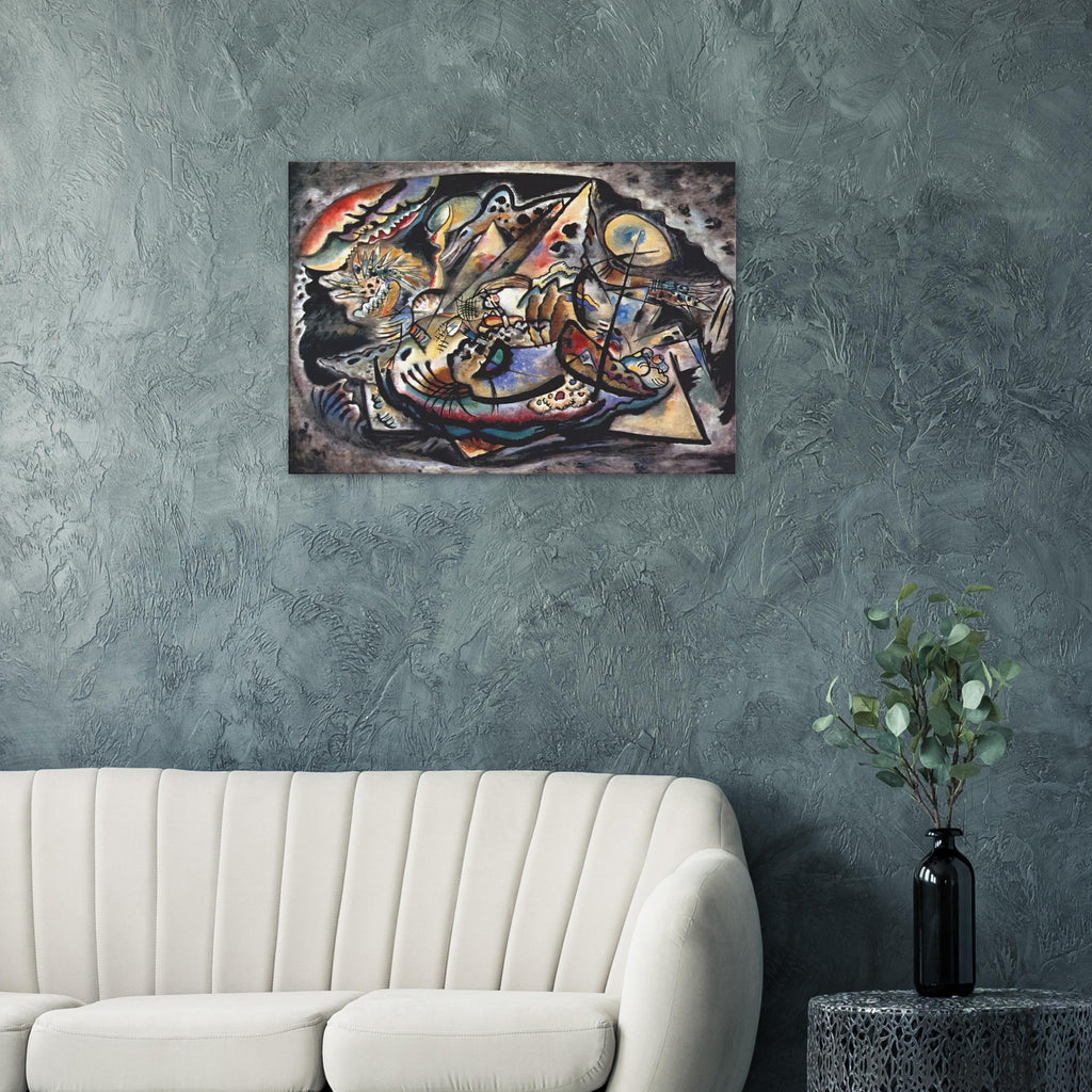 GREY OVAL 1917 Canvas | Wassily Kandinsky Canvas | Wassily Kandinsky Shop