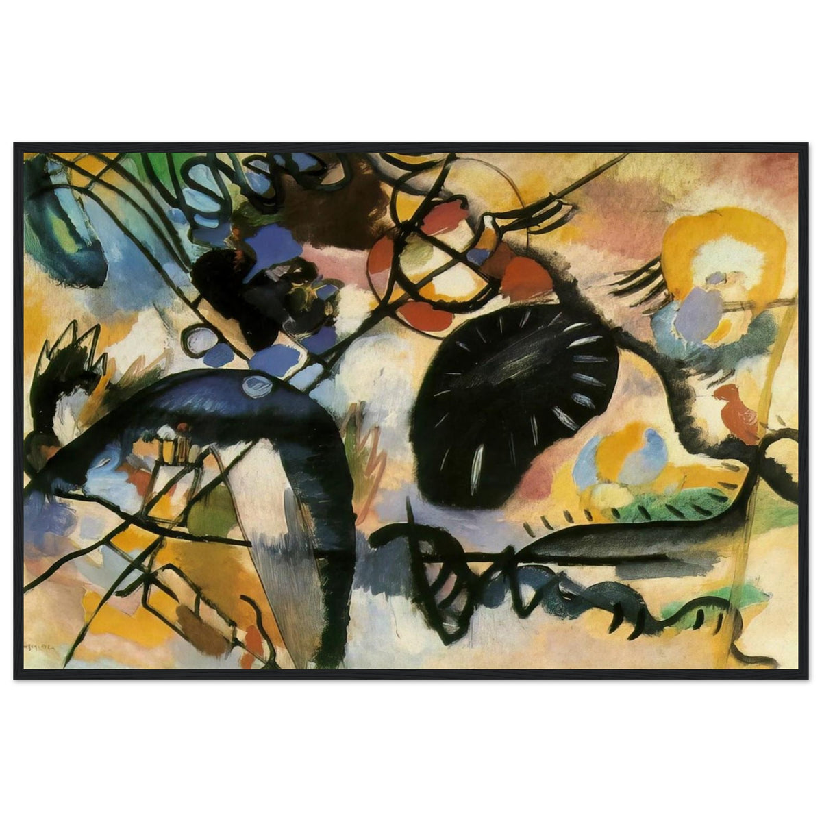 BLACK SPOT 1912 Framed Poster | Wassily Kandinsky Framed Prints Wall Art | Wassily Kandinsky Shop