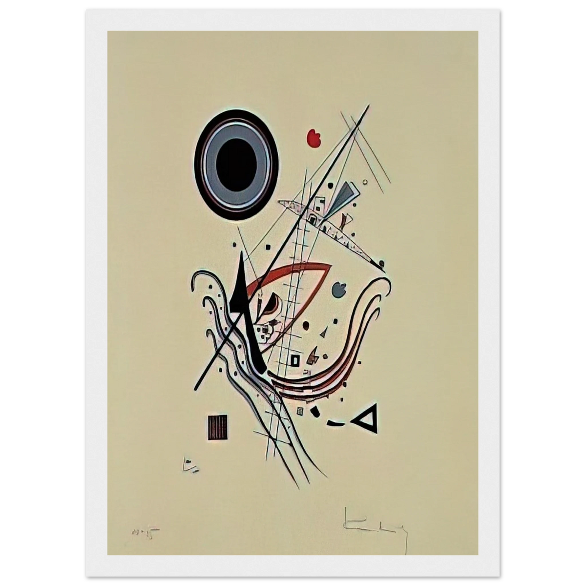 BLUE 1922 Framed Poster | Wassily Kandinsky Framed Prints Wall Art | Wassily Kandinsky Shop