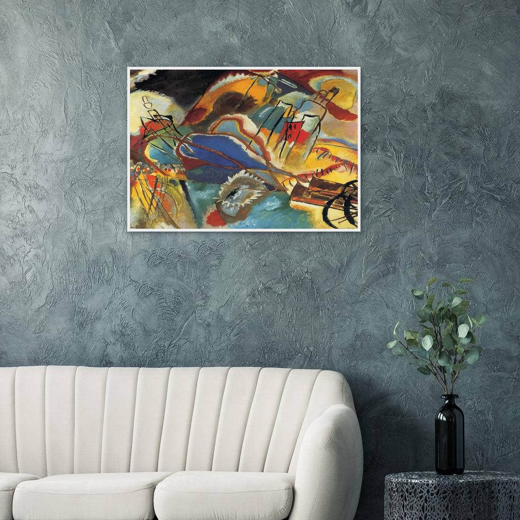 IMPROVISATION 30 CANNONS 1913 Framed Poster | Wassily Kandinsky Framed Prints Wall Art | Wassily Kandinsky Shop